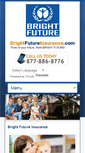 Mobile Screenshot of brightfutureinsurance.com
